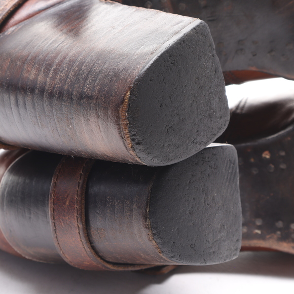 Freebird by Steven Women Leather BAMA Heeled Ankle Boots Booties Size 9 Brown - Picture 14 of 17